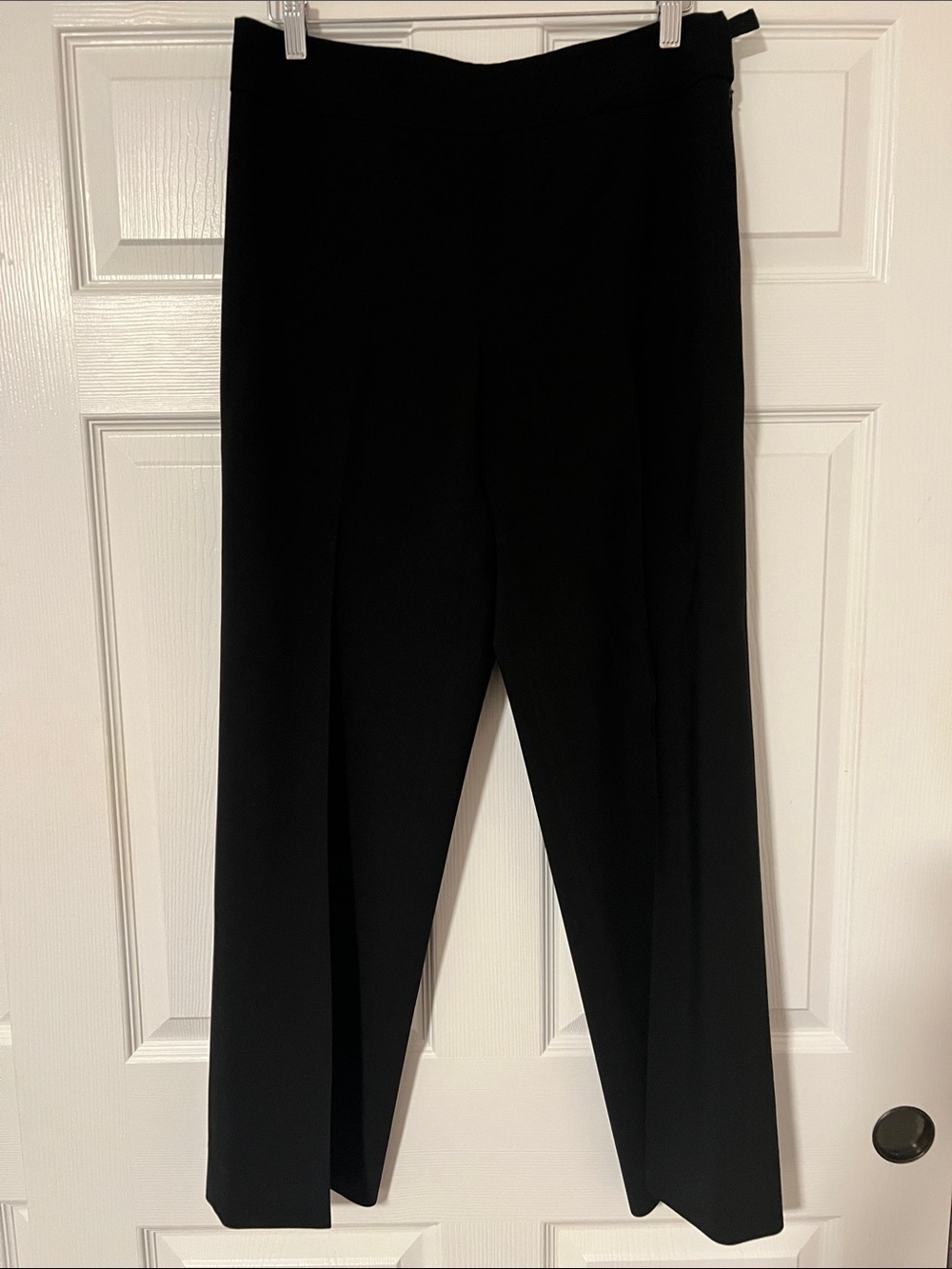 Armani Collezioni Black Straight-Leg Women's Dress Pants